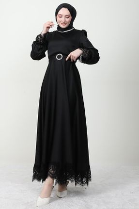 لباس مشکی زنانه اورسایز بافتنی کد 782388813