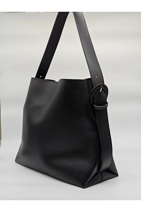 کیف دوشی مشکی زنانه چرم مصنوعی hill bag - کد 782400095