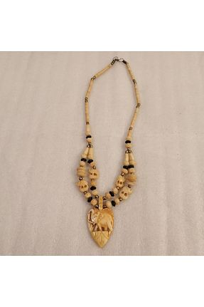 گردنبند جواهر نباتی زنانه استخوانی Butik Tülin - کد 782569629