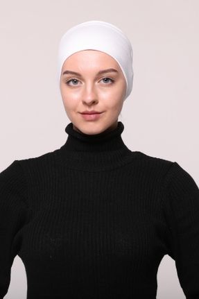 کلاه شنای اسلامی سفید زنانه کد 775059104