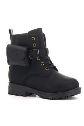 بوت / نیم بوت مشکی بچه گانه پشمی YGTSHOES - کد 72240852