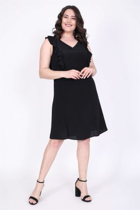 لباس مشکی زنانه پارچه ویسکون کد 2651230