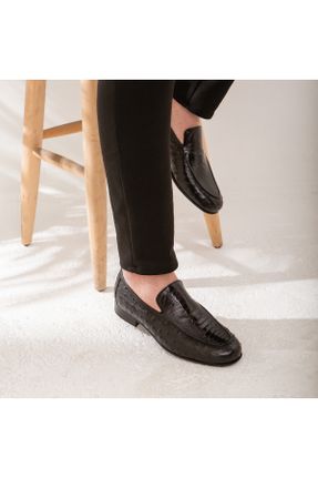 کفش کلاسیک مشکی مردانه پاشنه کوتاه ( 4 - 1 cm ) پاشنه ضخیم کد 336098214