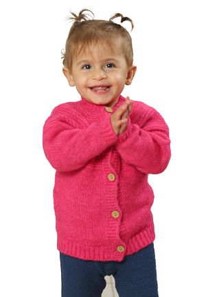ست نوزادی صورتی بچه گانه اکریلیک Nisrakids - کد 782346125