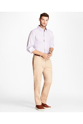 شلوار بژ مردانه پارچه BROOKS BROTHERS - کد 6614346