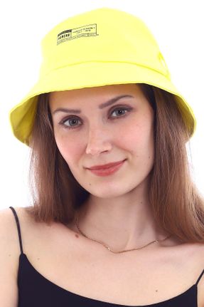 کلاه زرد زنانه پلی استر کد 41690583