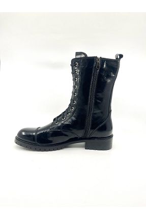 بوت / نیم بوت مشکی زنانه چرم خالص She - کد 782551899
