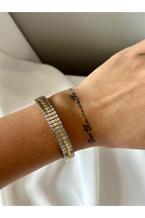 دستبند استیل (فولاد) متالیک زنانه استیل (فولاد) Lauriel Jewelry - کد 782613431