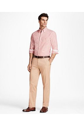 شلوار بژ مردانه پارچه BROOKS BROTHERS - کد 6614349