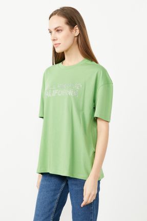 تی شرت سبز زنانه کد 782694292