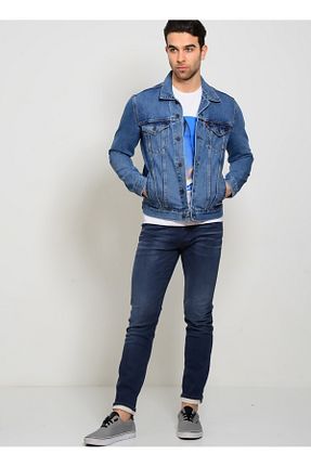 کت آبی مردانه رگولار Levi
