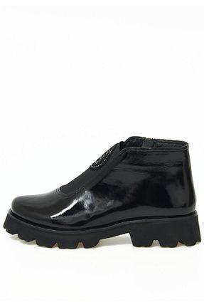 بوت / نیم بوت مشکی زنانه چرم خالص Gizzelli shoes - کد 782785029