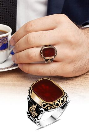 انگشتر نقره مردانه زیرکن ALYANSEVİM - کد 95273298