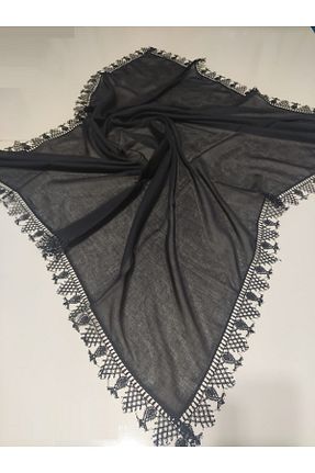 روسری مشکی 100 x 100 ALLURİNG - کد 100425735