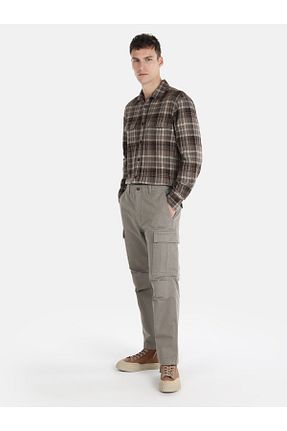 شلوار جین خاکی مردانه پاچه ساده Colin’s - کد 782104501
