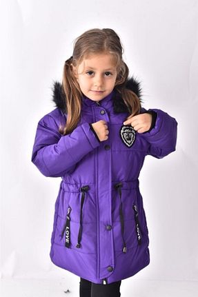 کاپشن بنفش بچه گانه رگولار ÖFİ Kids - کد 137159268