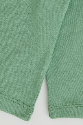 تی شرت سبز بچه گانه یقه گرد رگولار تکی کد 747610545