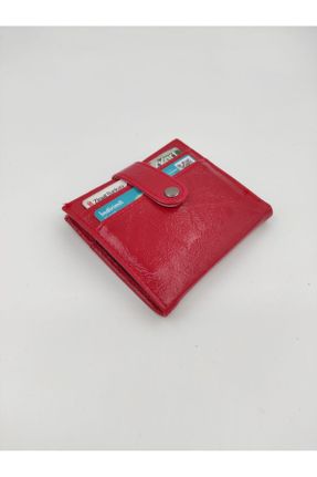 کیف پول قرمز زنانه سایز کوچک چرم مصنوعی کد 782890355