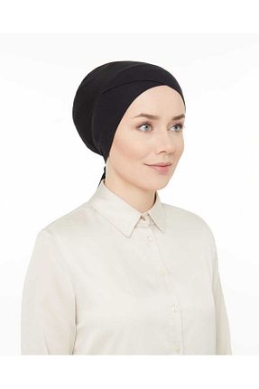کلاه شنای حجاب مشکی زنانه Melodi Scarf - کد 783056779