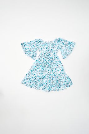 لباس آبی بچه گانه بافتنی رگولار آستین-کوتاه کد 759025183
