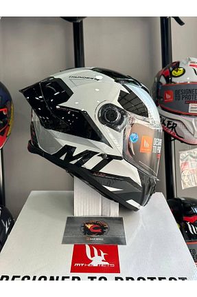 کلاه ایمنی موتور سواری طوسی Kapalı Kasklar MT Helmets - کد 694936424