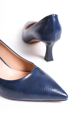 کفش استایلیتو سرمه ای پاشنه نازک öz se shoes - کد 769259040