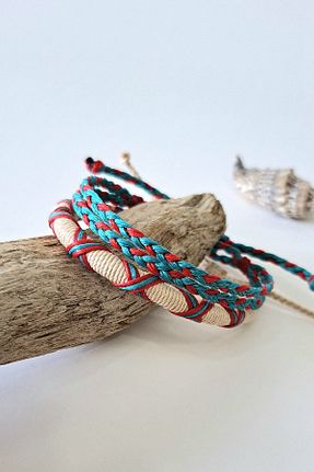 دستبند جواهر رنگی زنانه AYS TASARIM - کد 783096874