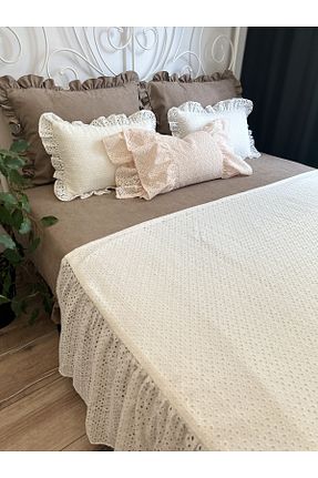 کوسن و روکش کوسن صورتی پنبه ای Decamor home - کد 783238492