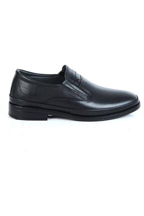 کفش کلاسیک مشکی مردانه چرم خالص kıvanç kundura - کد 783250132