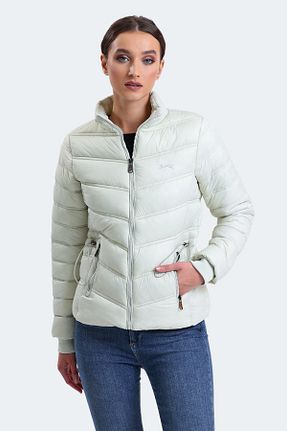 کاپشن سفید زنانه رگولار Slazenger - کد 783469997