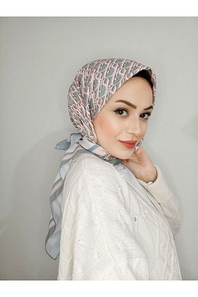 روسری صورتی ساده Saruhan - کد 783111448