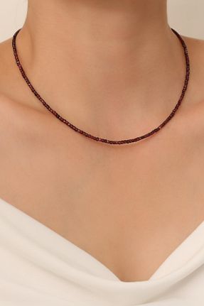 گردنبند جواهر زرد زنانه سنگ طبیعی Dünya Doğal Taş - کد 783496969
