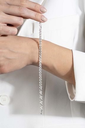 دستبند نقره زنانه 925 عیار Takıdepo - کد 59076719
