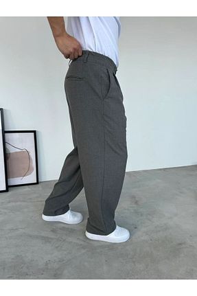 شلوار طوسی مردانه پارچه MENOFOURSWEAR - کد 783142365