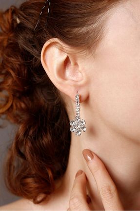 گوشواره جواهر زیرکن HUBANN - کد 462780158