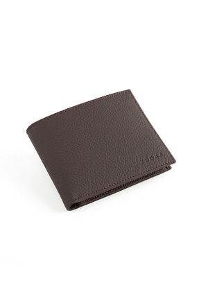 کیف پول قهوه ای مردانه سایز متوسط Verka - کد 783571028