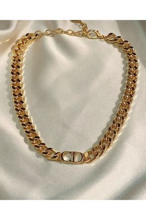 گردنبند جواهر طلائی زنانه کد 783852148