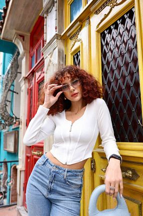 بلوز نباتی زنانه ساده LernaWoman - کد 783738304