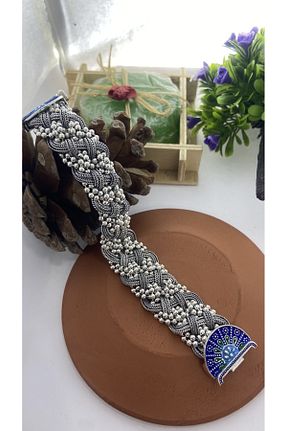 دستبند نقره طوسی زنانه 925 عیار Midyat Artuklu Gümüşçülük - کد 784064458
