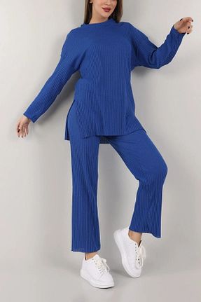 ست بالاتنه و پائین تنه سرمه ای زنانه بافتنی EkoGiyim - کد 783690437