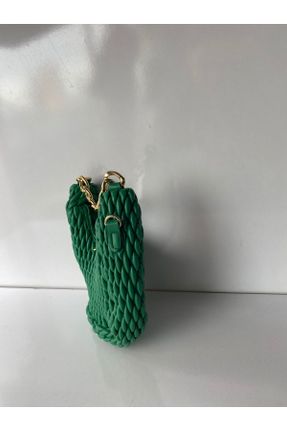 کیف دستی سبز زنانه جیر سایز کوچک کد 783703880