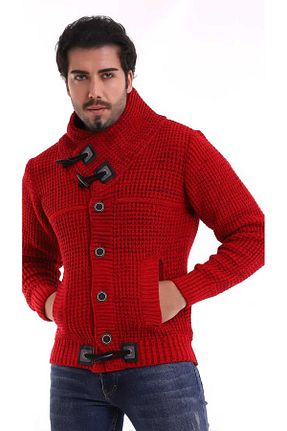 رویه سایز بزرگ قرمز مردانه اکریلیک bfors halil triko - کد 783802395