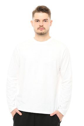 تیشرت سفید مردانه Relaxed defys - کد 783916038