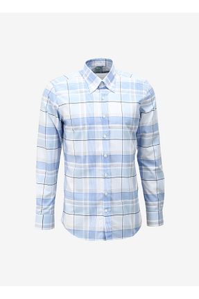 پیراهن آبی مردانه رگولار BROOKS BROTHERS - کد 783927570
