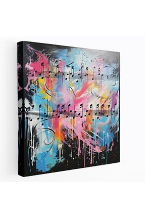 تابلو رنگی کنواس PaintedAnarchy - کد 783742769