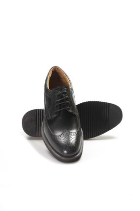 کفش کژوال مشکی مردانه چرم طبیعی پاشنه کوتاه ( 4 - 1 cm ) پاشنه ساده کد 783746704