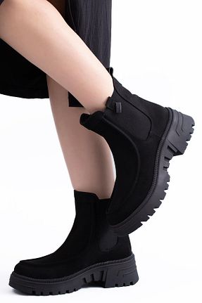 بوت / نیم بوت مشکی زنانه چرم مصنوعی Stilbagshoes - کد 783894284
