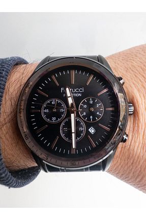 ساعت مچی مشکی مردانه 41-45 میلی متر Ferrucci - کد 694947420