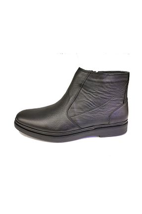 بوت / نیم بوت مشکی مردانه چرم خالص Arda - کد 784149913