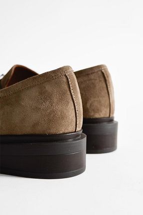 کفش لوفر قهوه ای زنانه پاشنه کوتاه (1 - 4 سانتی متر) Shoes & More - کد 784215509